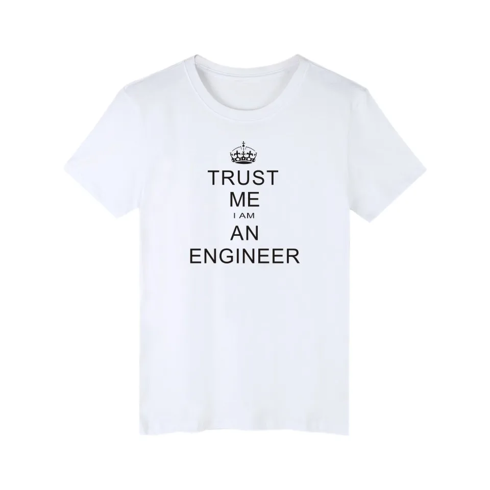 Оптовая продажа летняя мужская футболка с надписью I Am An Keep Calm Trust Me Humor Engineer