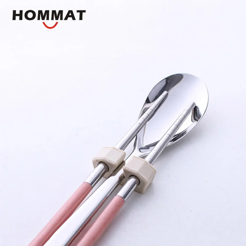 2 шт./компл. портативный набор посуды столовые приборы из нержавеющей стали