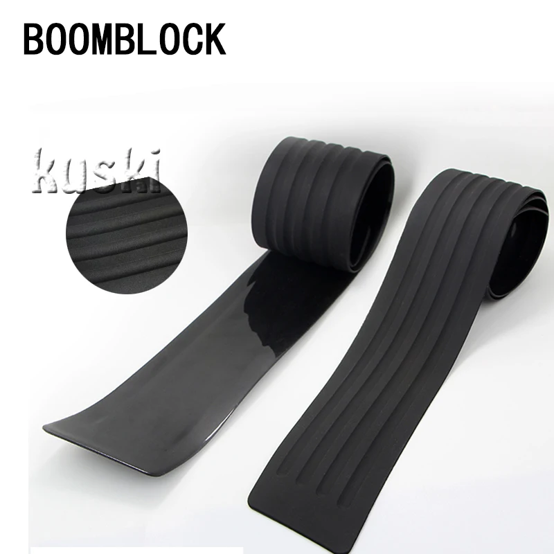 Автостайлинг BOOMBLOCK защитная накладка на заднюю дверь наклейки для VW Polo Golf 4 5 Passat