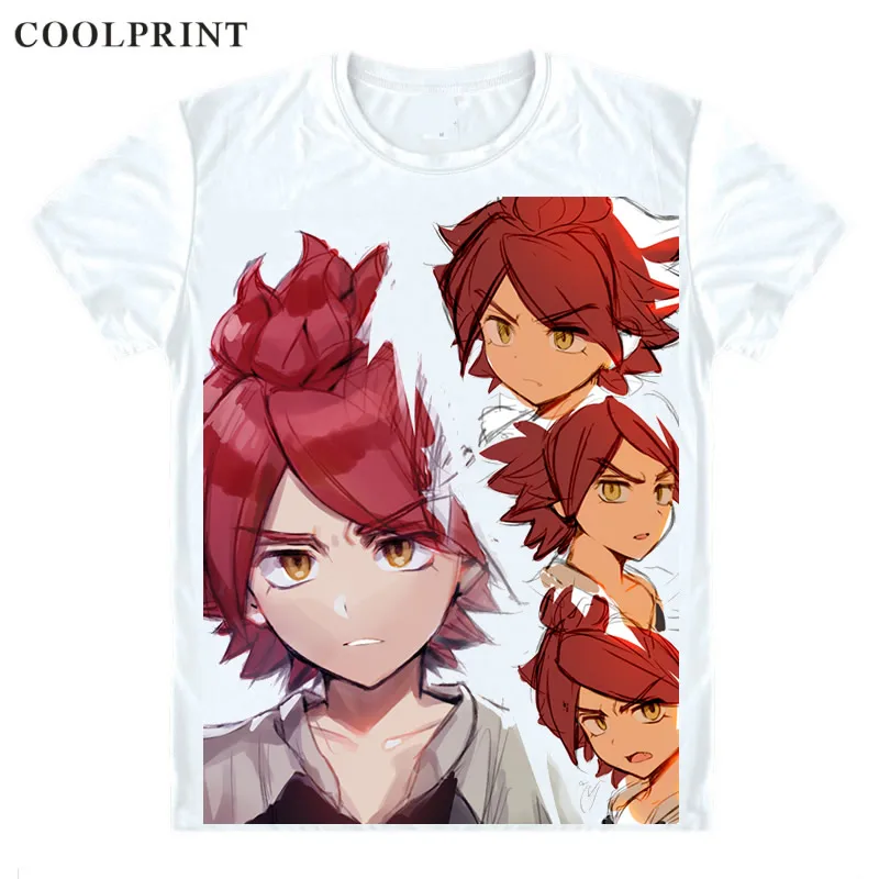 Coolprint Nagumo Haruya T Shirt Inazuma Eleven Prominence Captain Men Casual TShirt Premium T-Shirt Printed Short Sleeve Shirts | Мужская