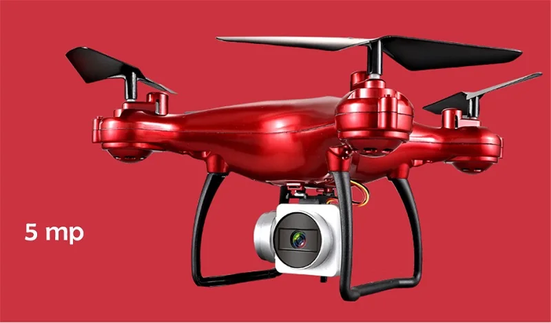 5mp Red Дешевый Радиоуправляемый Дрон L300 Профессиональный Дрон Квадрокоптер с 1080p HD камерой 2,4G Wifi 4 оси Ariel фотография fpv RC вертолет - Цвет: 5mp Red