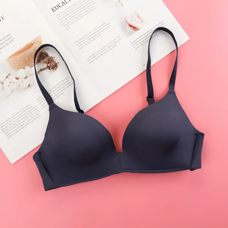 Breathtable Adjustable One-Piece Bras For Women Ladies Wire Free Seamless Push Up Thin Cotton Intimate Female Underwear | Женская одежда