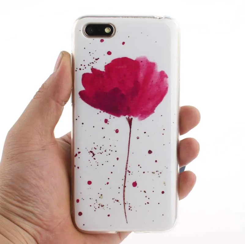 Fashion Tiger Lion Panda Soft Silicone Cell Phone Case For Huawei Y5 2018 Back Cover Honor 7A Mobile Shell Capa |