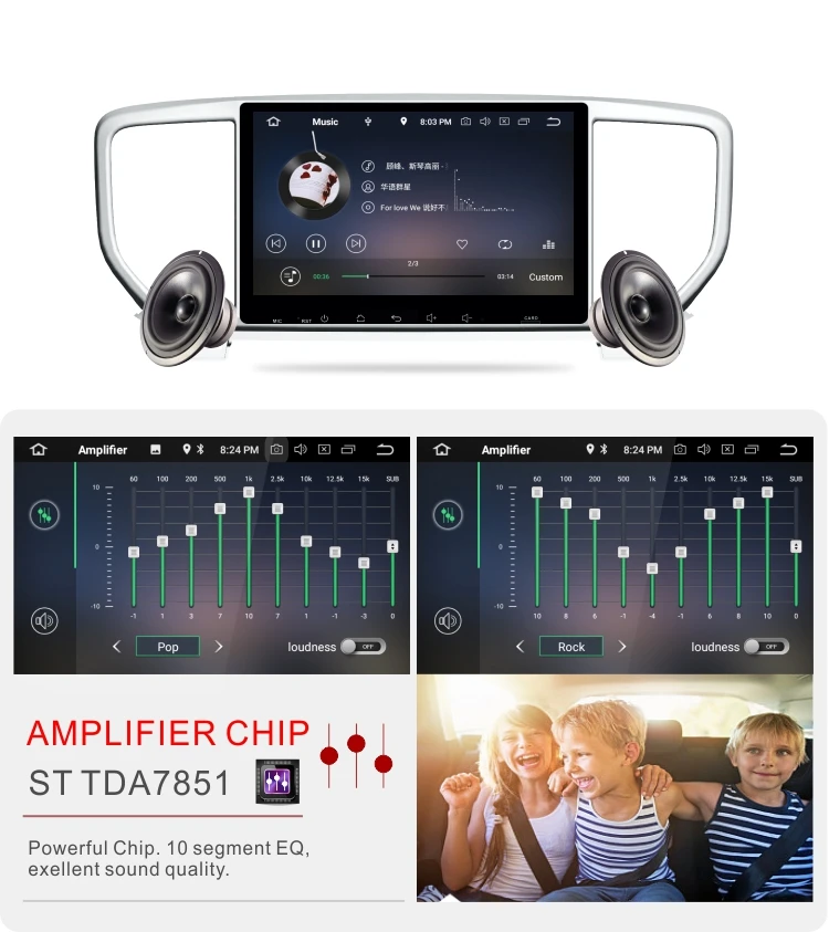 Dinfel " Android 9,0 автомобильный Радио мультимедийный плеер для KIA sportage 3 4 KX5 gps Навигация стерео Mp5 wifi 4G видео