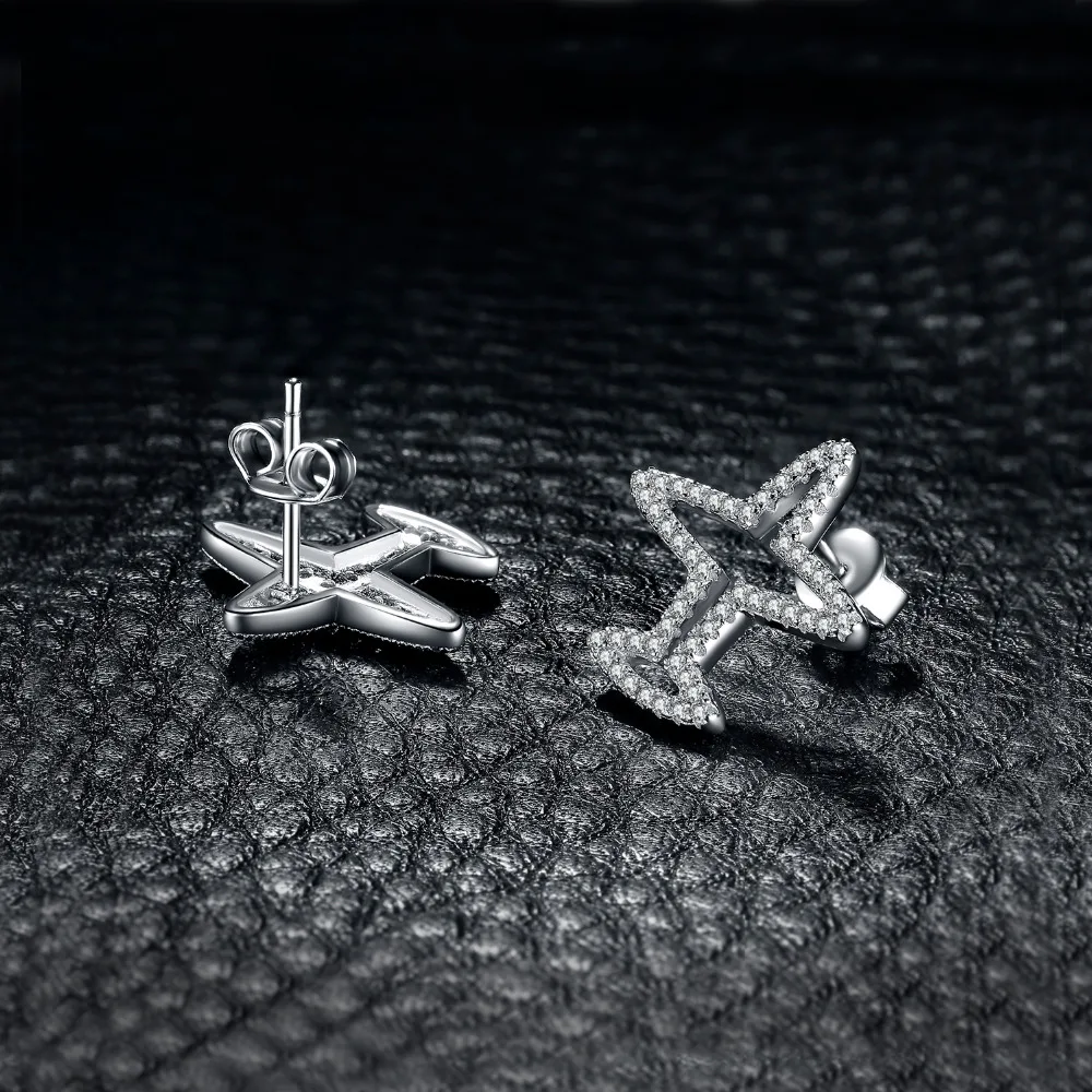 JewelryPalace Асимметричная самолет 0 3 т кубического циркония серьги 925 серебро |
