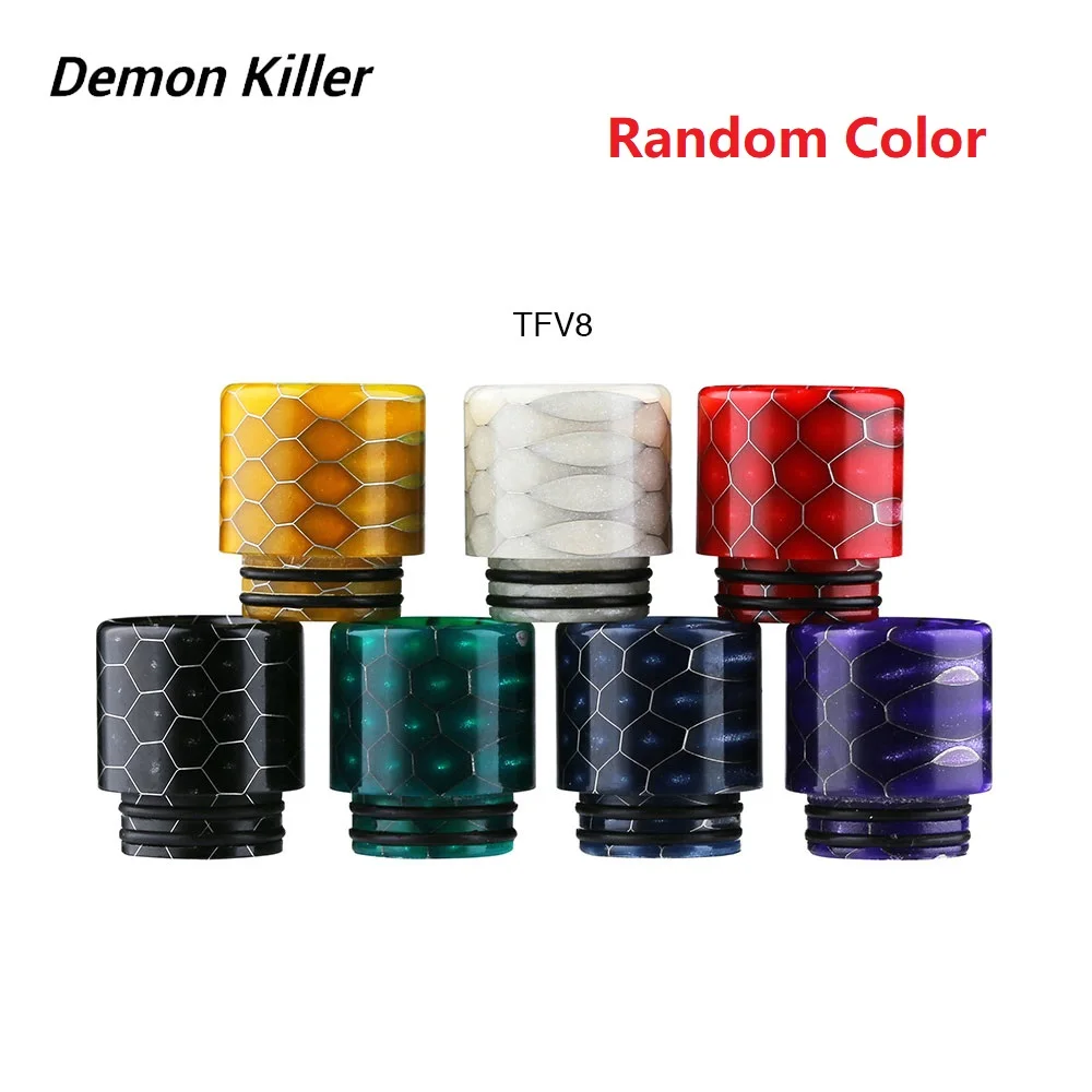 Новый оригинальный капельный наконечник Demon Killer Cobra из смолы 810 и 510 капельные