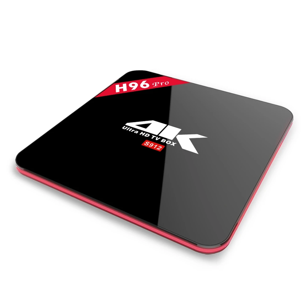 H96 Pro Android 7.1 ТВ Box Amlogic S912 Octa core Макс 3G Оперативная память 16 г Встроенная Bluetooth 2.4 г/ 5.8