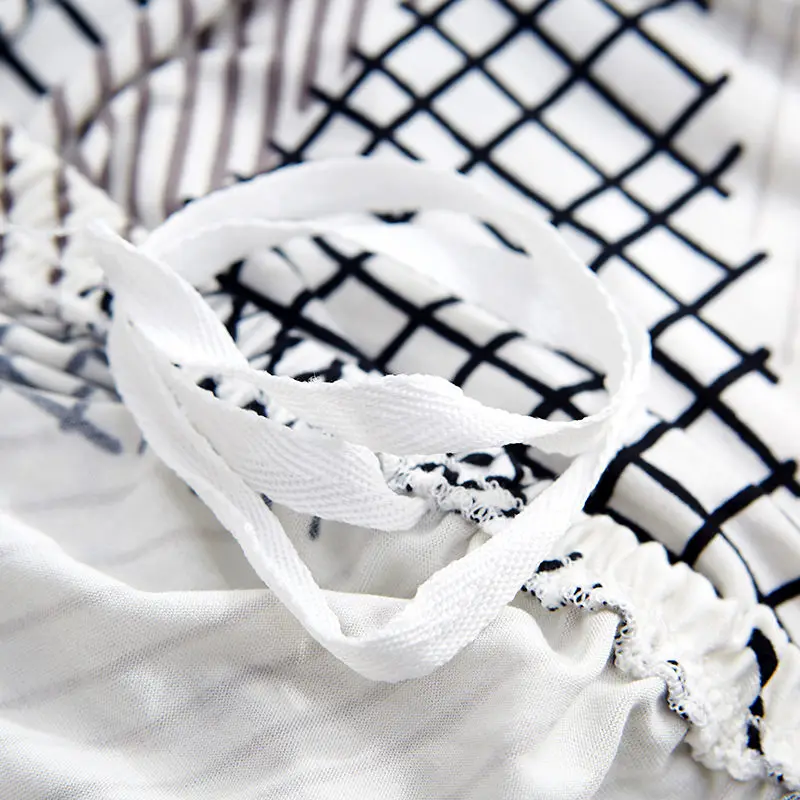 Принт с геометрическим узором Эластичный универсальный чехол для дивана