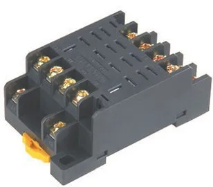 LY4NJ HH64P AC 220 В 14PIN 10А серебряный контакт Мощность Катушки Реле 4PDT с гнездом Базы |