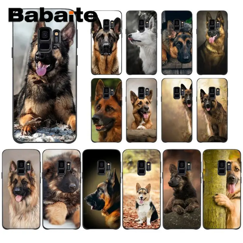 Чехол для телефона Babaite с немецкой овчаркой чехол Samsung Galaxy s9 s8 plus s10 s10plus s7 s6edge