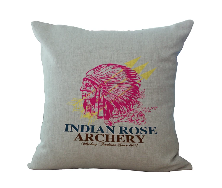 Хлопок белье 18 &quotквадратный череп печать диван пледы Чехлы для подушек домашний