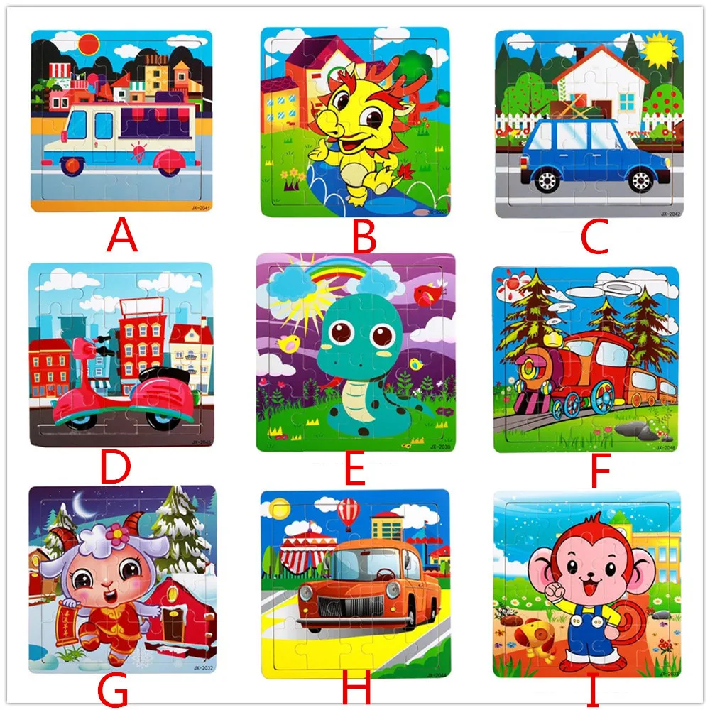 2020 Новая мода 3D деревянная головоломка развивающая Детская обучающая игрушка с