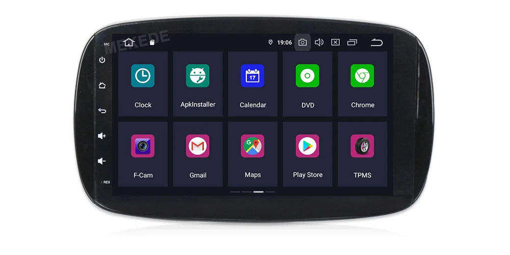 Ips DSP 4 ядра 2G ram Android 9,0 автомобильный мультимедийный плеер dvd gps для Mercedes/Benz Smart Fortwo автомобильный Радио стерео
