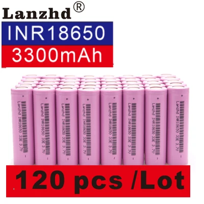120 PCS 18650 аккумулятор 3,7 V INR18650 литиевые литий-ионные аккумуляторы 3,7 v 30A большой ток 18650VTC7 для samsung 18650(40-280 шт - Цвет: 120 PCS