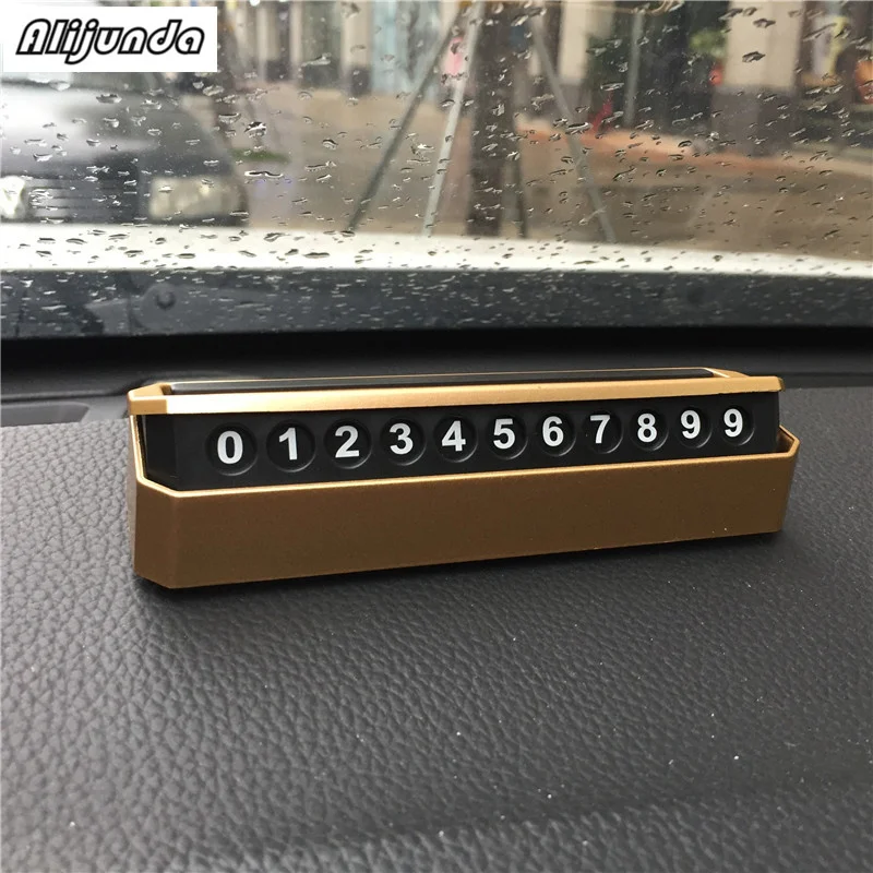 Автомобильная Временная карточка для парковки с номером мобильного телефона Ford