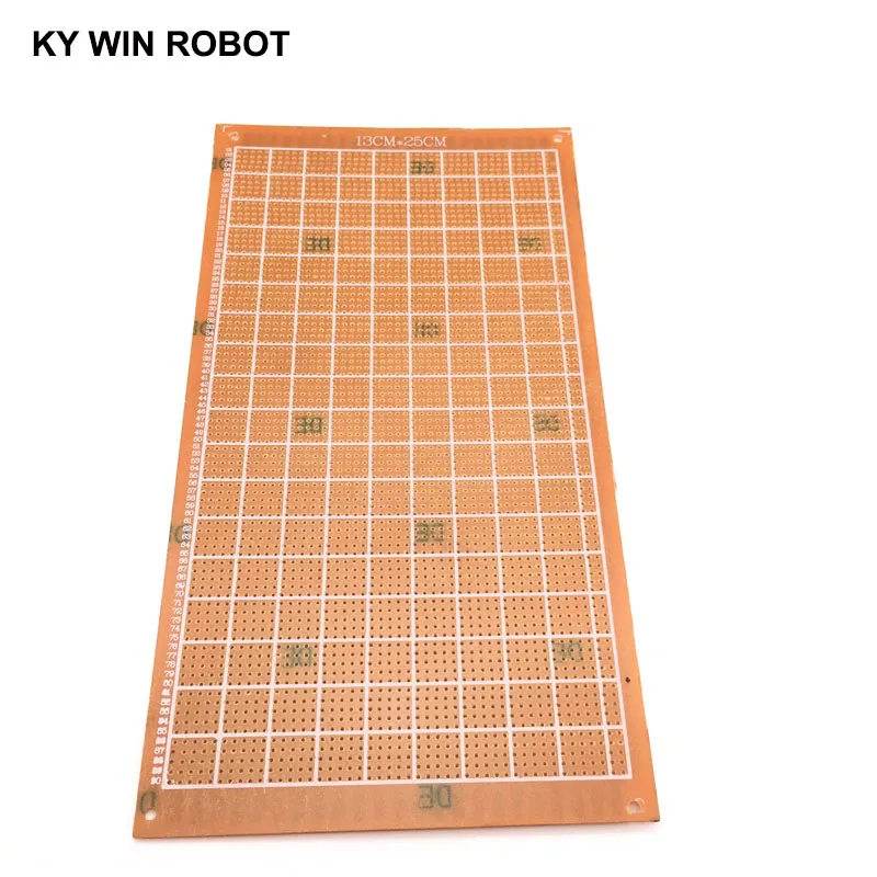 1 шт. DIY 13*25 см Прототип бумаги Медь PCB Универсальный Эксперимент Матрица монтажная плата 13x25 см
