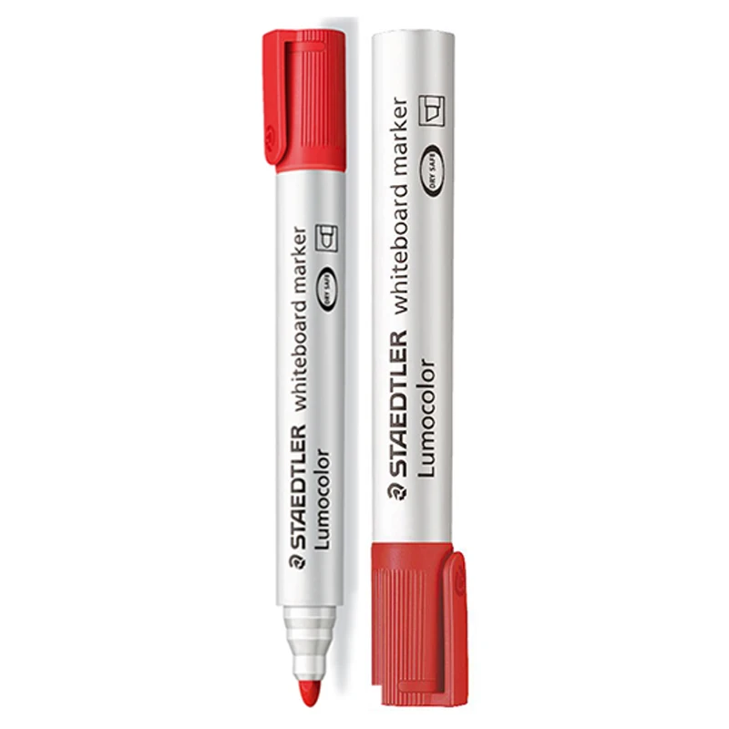 4 шт./лот STAEDTLER 351 2 мм маркер для сухой белой доски Легко протирается офисные и