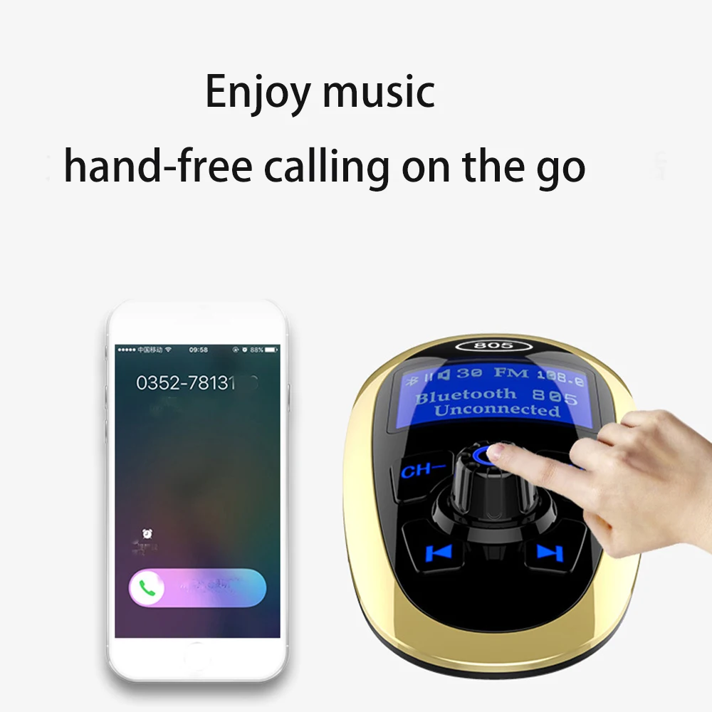 12 V 24 USB AUX Bluetooth Mp3 плеер Handsfree Car Kit FM передатчик беспроводной музыкальный адаптер