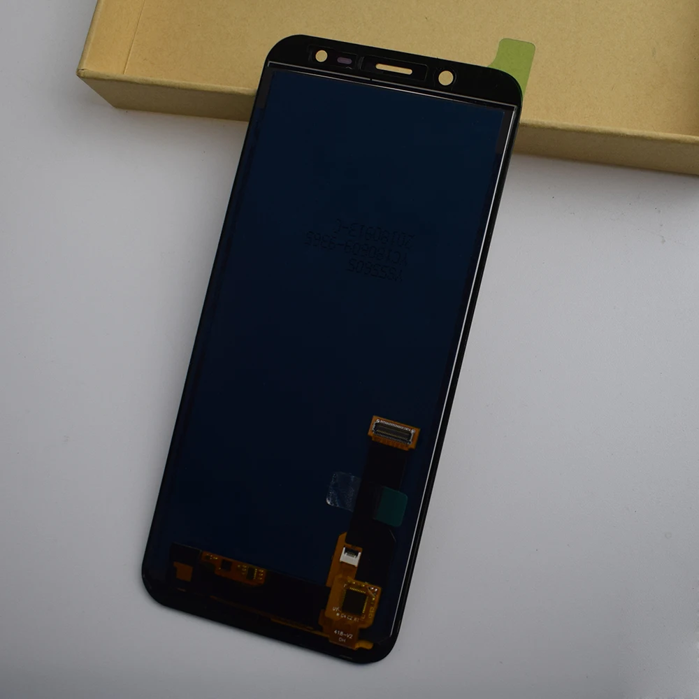 Черный для samsung Galaxy J6 J600 2018 J600F J600F/DS J600G/DS Полный ЖК дисплей панель + сенсорный экран