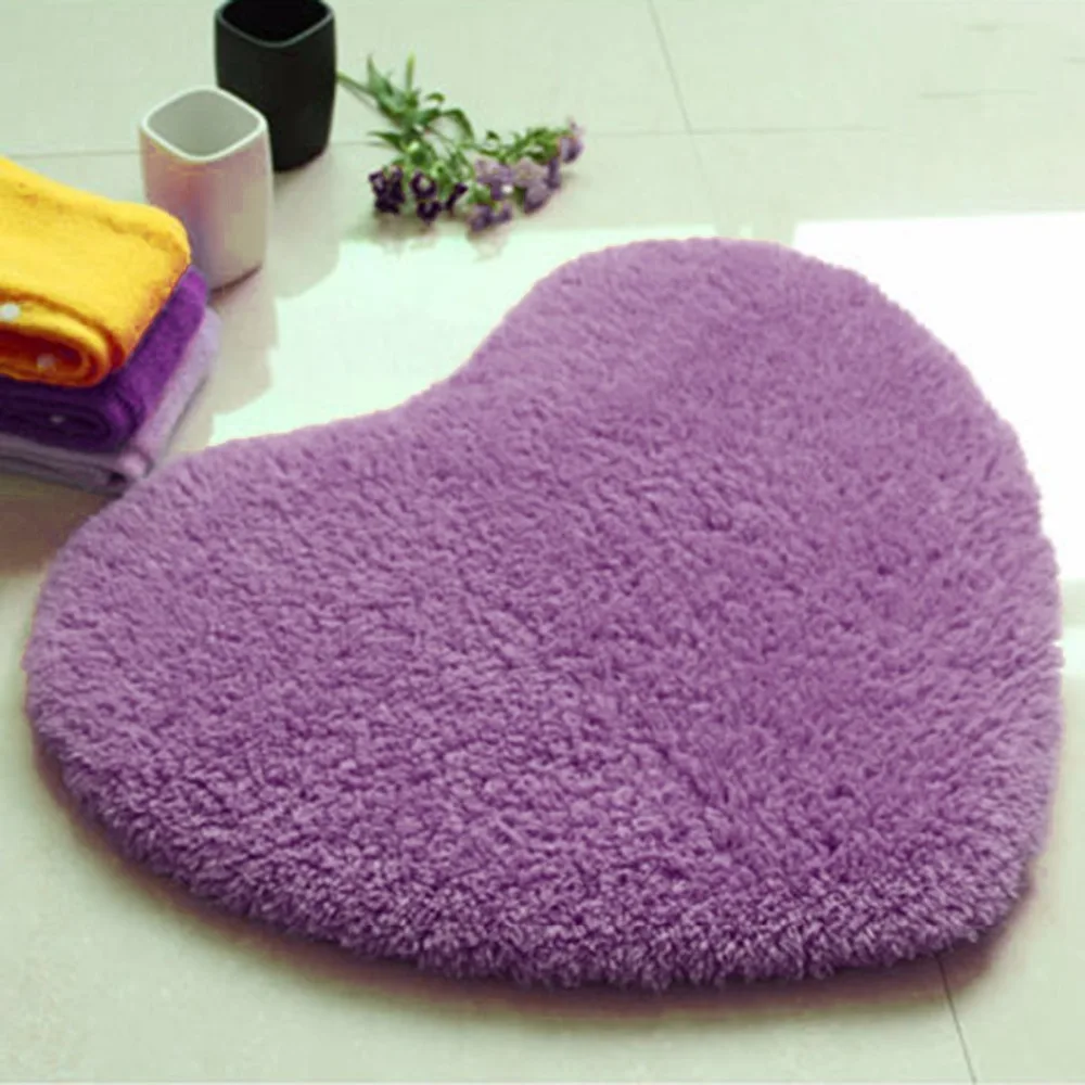 Nosii современный дом любовь сердце водопоглощающий коврик ворсистый пушистый