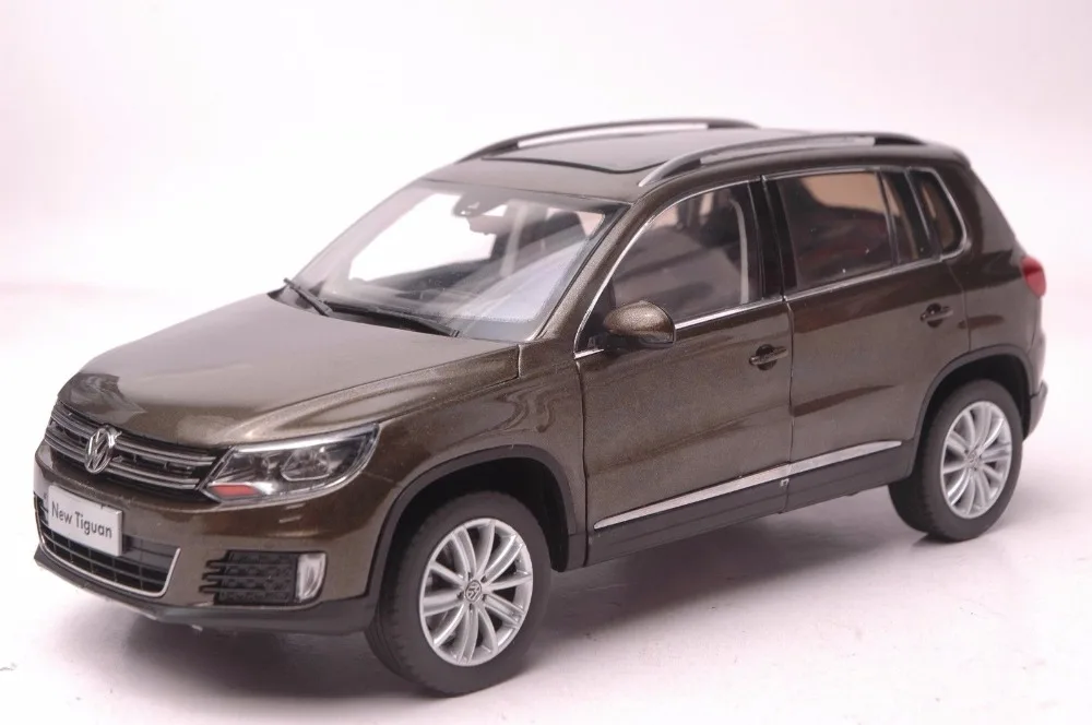 1:18 литая модель для Volkswagen VW Tiguan 2013 коричневый внедорожник игрушечный автомобиль миниатюрная Коллекция подарков