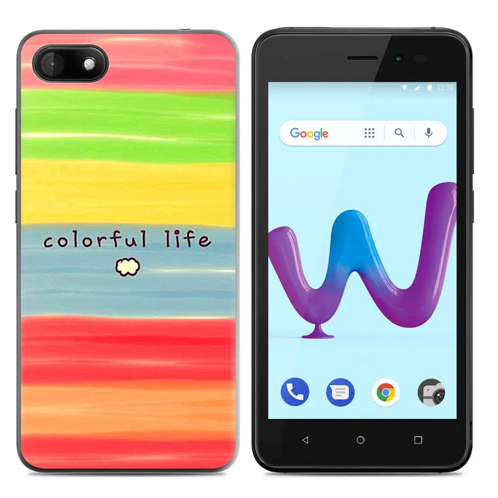 Colorful block Принципиально Wiko Harry 2 чехол силиконовый чехол на заднюю панель телефона Wiko Sunny 3 чехол мягкий, симпатичный, из ТПУ Живопись чехол housse pour Wiko sunny 3 крышка - Цвет: Colorful block