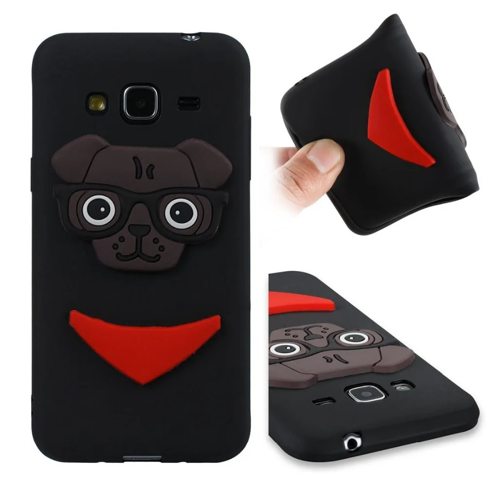 3D Cartton милая собака ТПУ чехол для Samsung Galaxy J3 J5 J7 2016 J310 J510 J710 силиконовый задняя