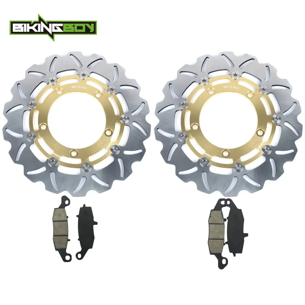 BIKINGBOY для Suzuki DL650 Vstorm 07 08 09 10 11 12 13 14 15 DL 650 передние тормозные диски роторы колодки