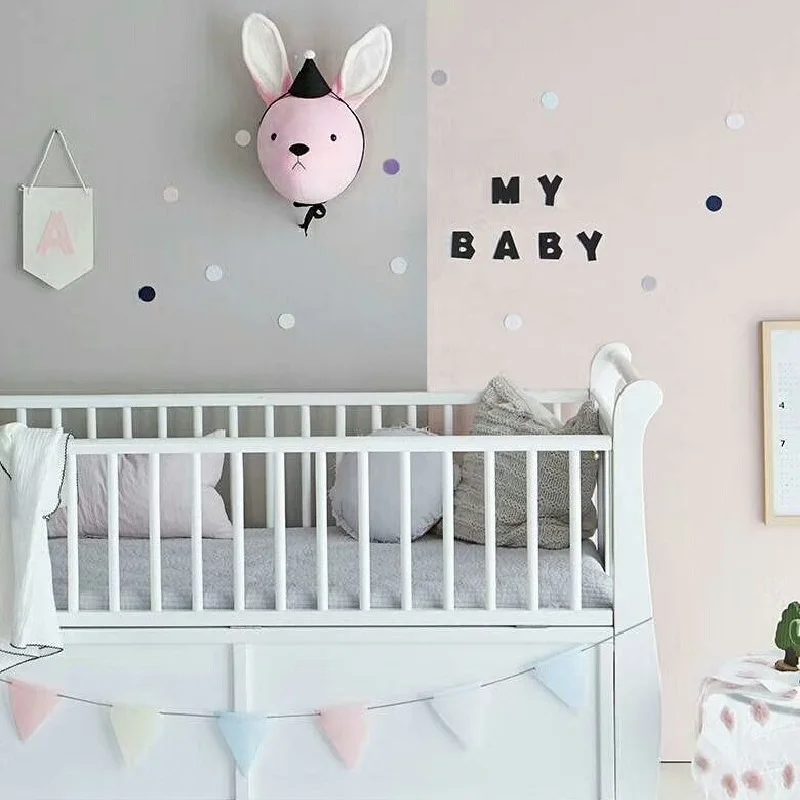 Скандинавский стиль слон единорог настенное крепление голова животного