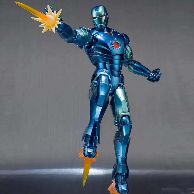 Marvel SHF 6 &quotЖелезный человек MK3 синяя невидимая Фигурка Железный 3 Mark III Tony Stark KO's S.