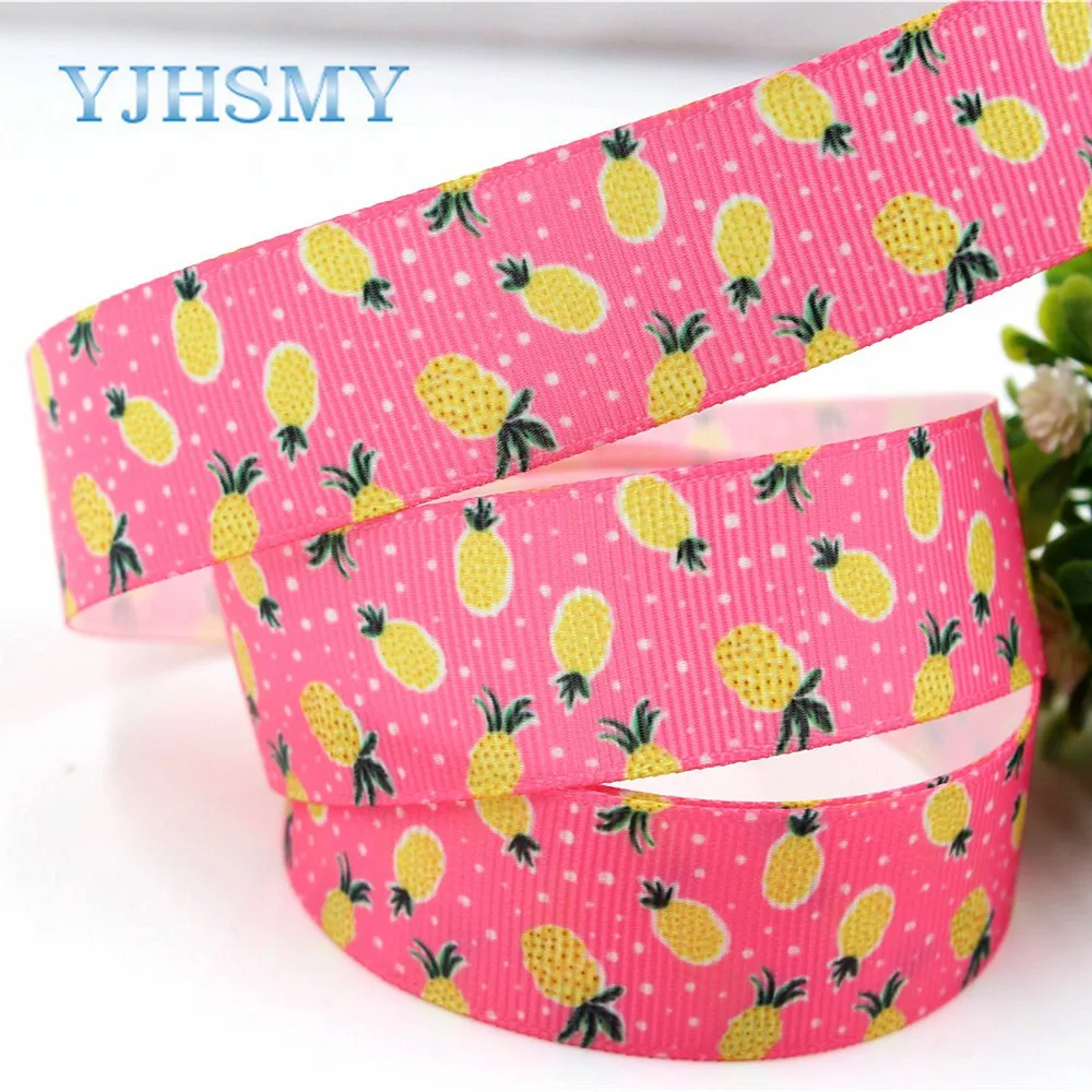 YJHSMY H-17522-902 10 ярдов 25 мм фотоэлемент Термотрансферная печать grosgrain аксессуары для