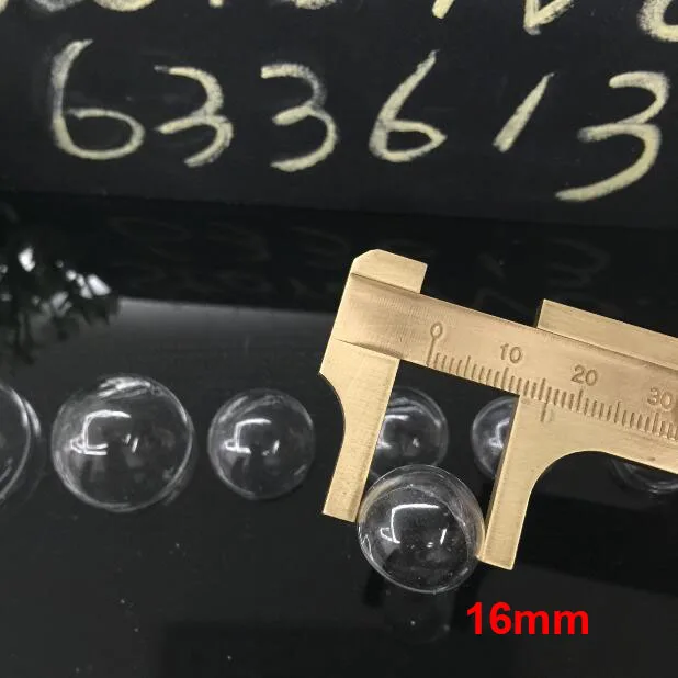 Полусферическая стеклянная пузырчатая купольная бутылка 20 шт./компл. 15 мм/16 мм/18