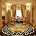 Настенные 3D-обои любого размера на заказ, мраморная плитка, напольные ПВХ обои в европейском стиле, Роскошный домашний декор для отеля, гостиной
