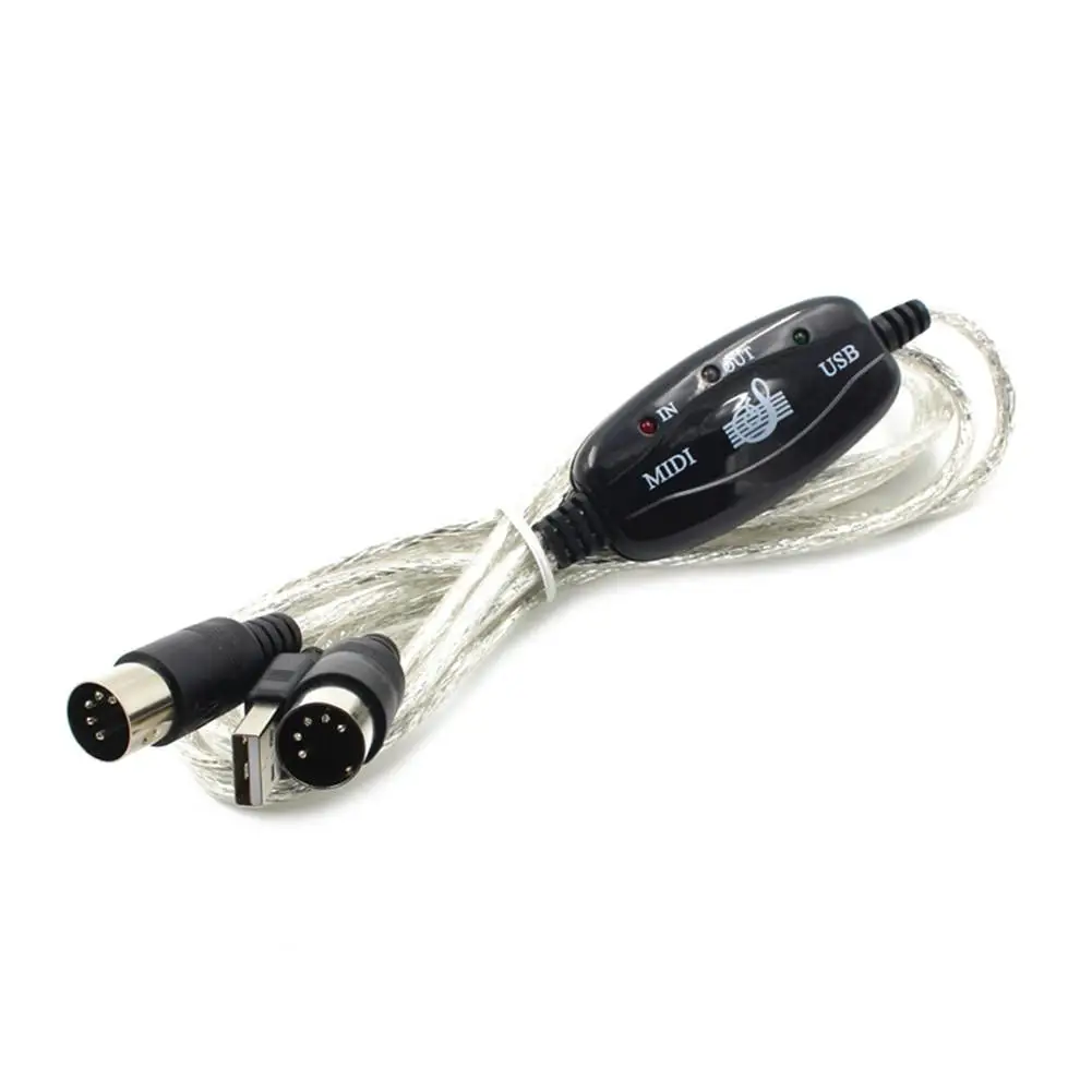 2018 клавиатура к ПК адаптер USB IN-OUT MIDI интерфейс музыка запись конвертер | Спорт и