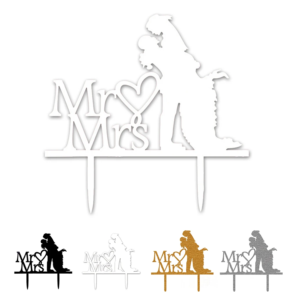 Алфавит MR MRS Торт Свадебный торт украшение карты вставленные торты вечерние