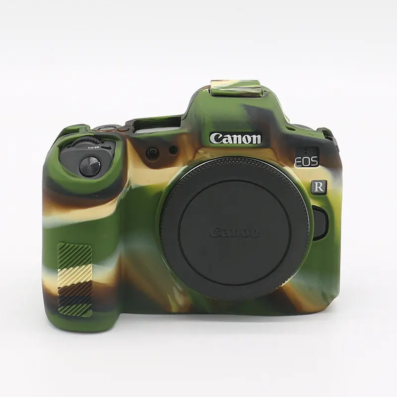 Силиконовая кожа брони чехол для корпуса протектор камеры Canon EOS R | Электроника