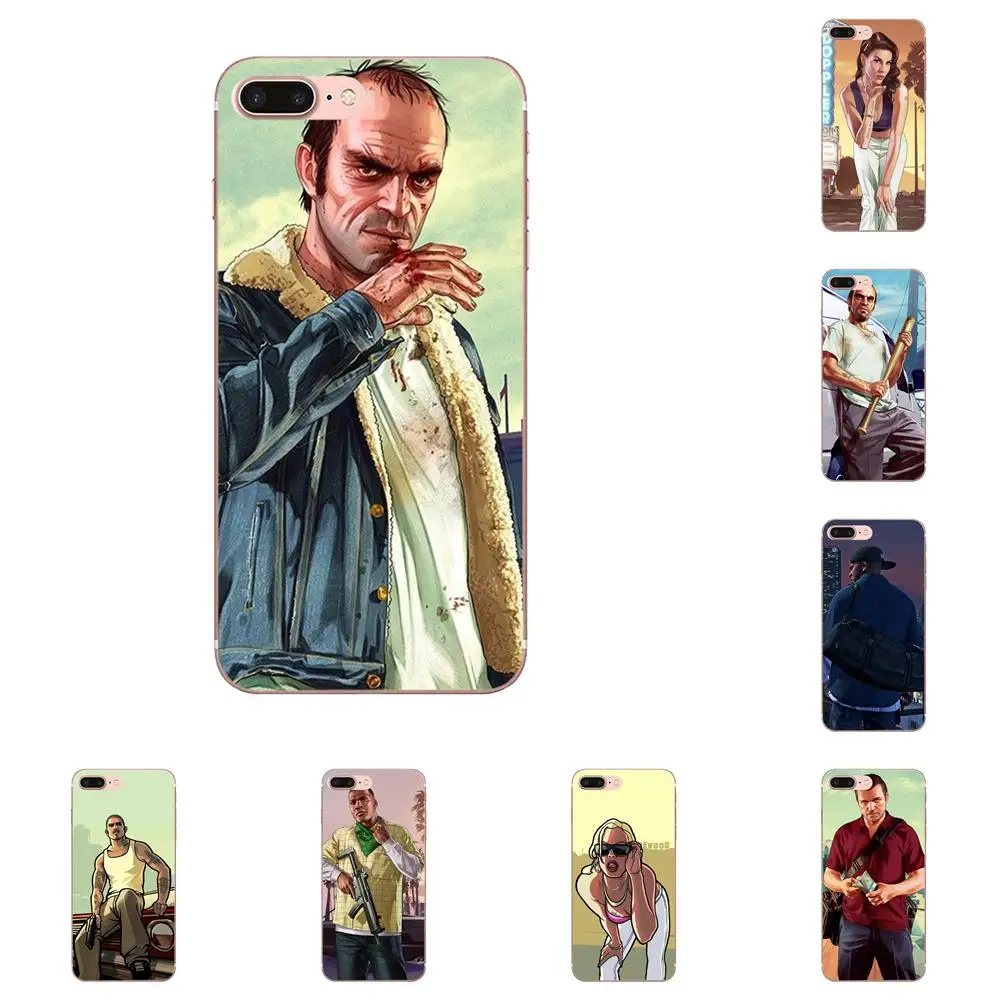 San Andreas Gta Grand Theft Auto для Xiaomi Redmi Note 2 3 3S 4 4A 4X 5 5A 6 6A Pro Plus TPU горячая