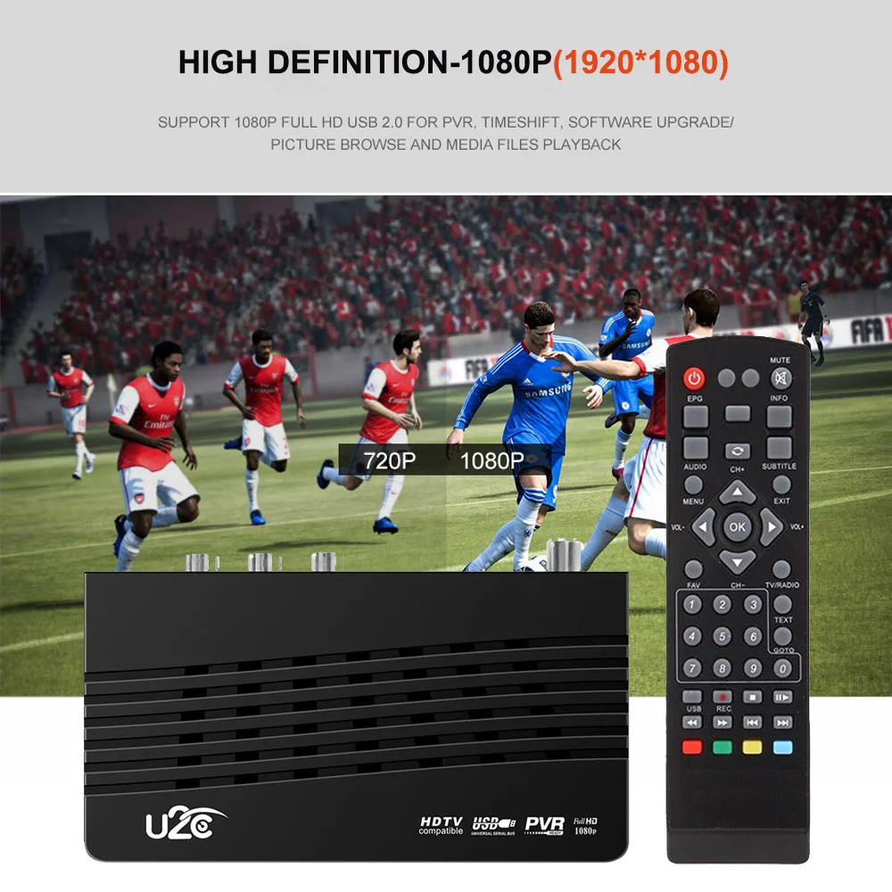 Цифровой наземный ТВ-тюнер DVB-T2 ТВ-рецептор Wifi ресивер Full HD DVBT2 DVB-C ТВ-приставка Youtube AC3 MPEG4 H.264 русский