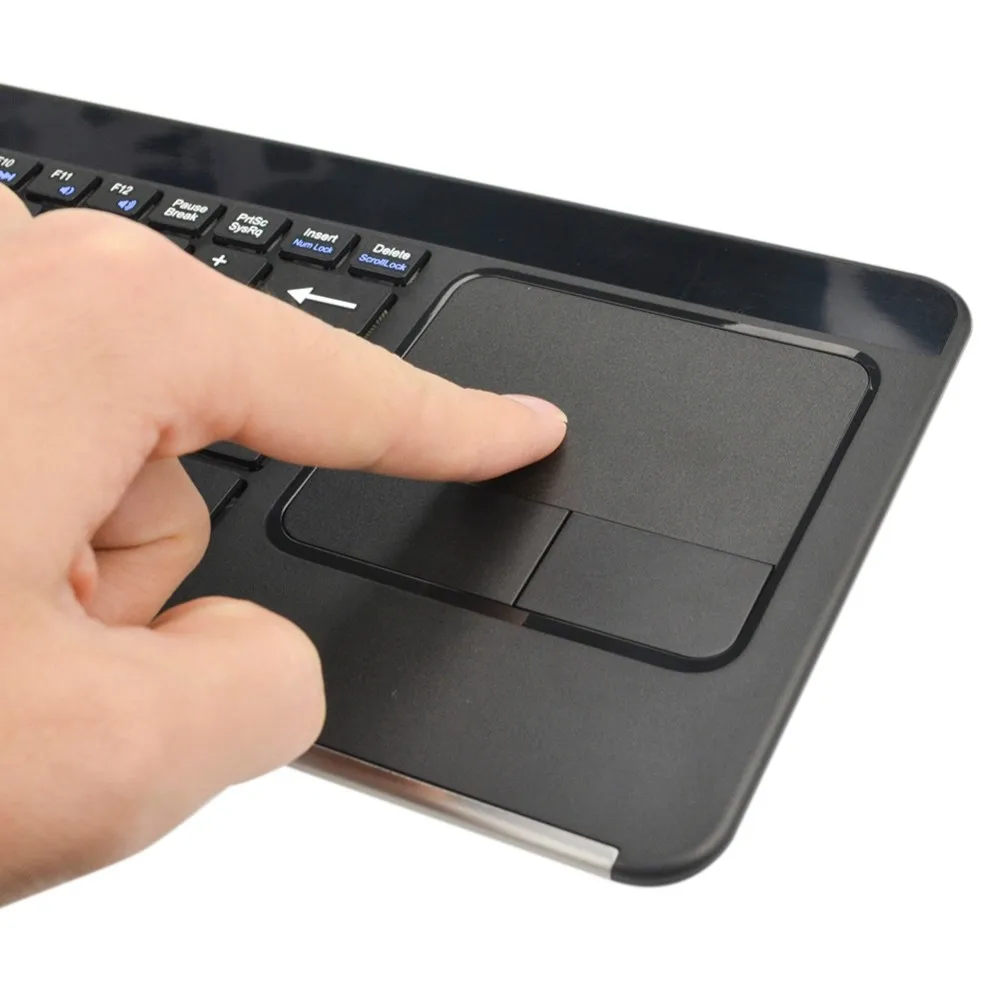 Модная ультратонкая беспроводная клавиатура 2 4 ГГц со встроенной сенсорной