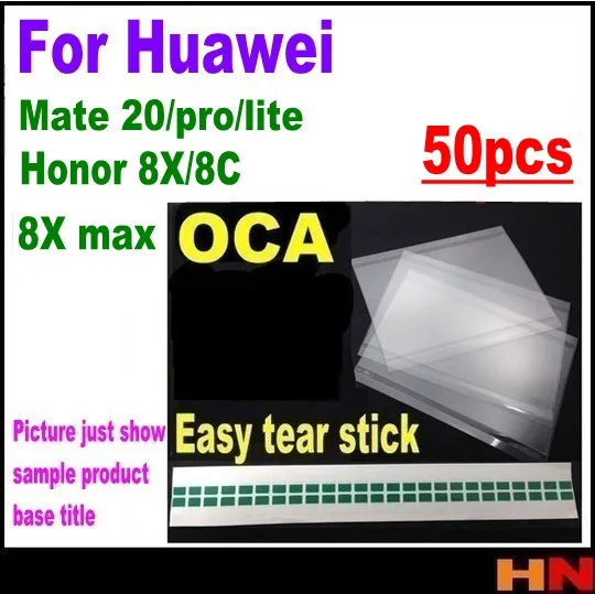 Оптический прозрачный клей OCA для Huawei honor 8X 8C mate 20 pro lite max пленка сенсорных