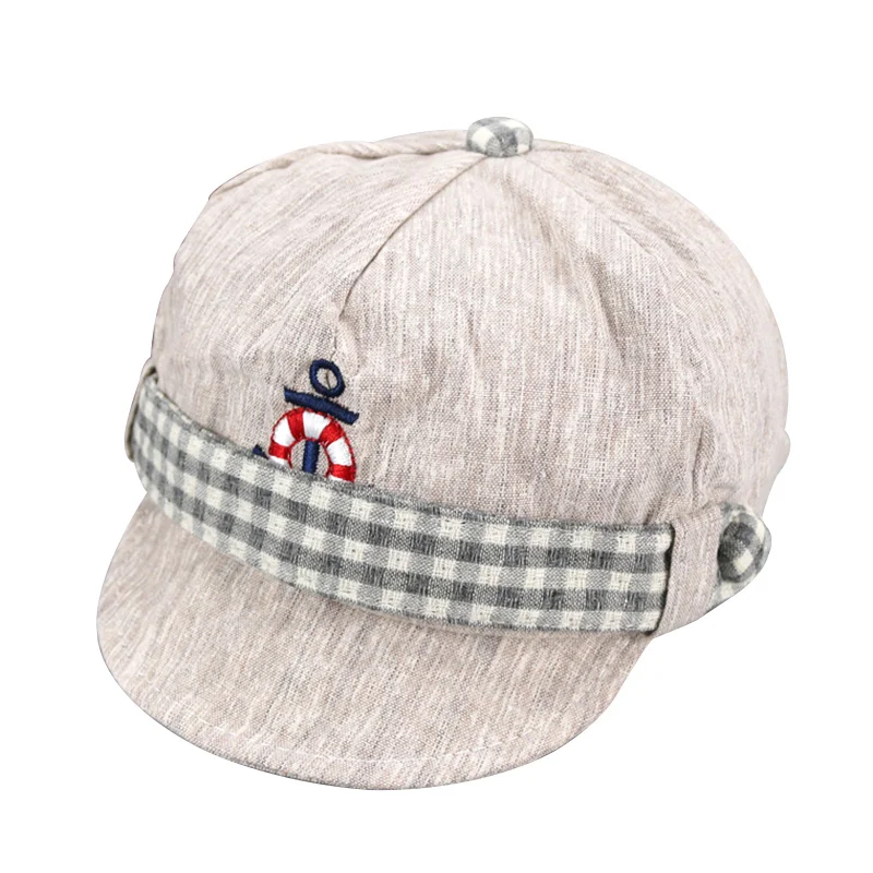 Кепка для мальчиков и девочек Seaman мягкая хлопковая кепка новорожденных