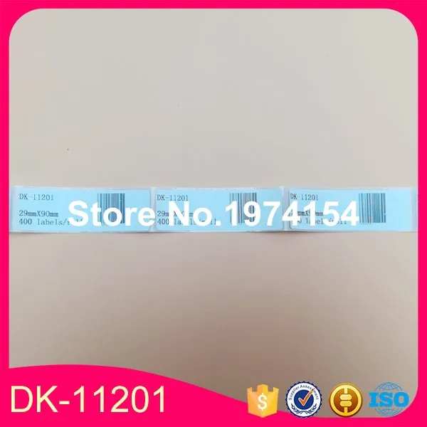 Ярлыки совместимые с Brother моделями 12 рулонов ярлыки brother dymo 400 в рулоне DK 11201 1201 29 мм