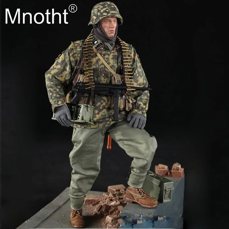 1/6 Масштаб фигурки игрушки DID D80125 немецкий Panzer Divison MG34 Gunner Ver. B Baldric мужской Солдат модель игрушки коллекции m3