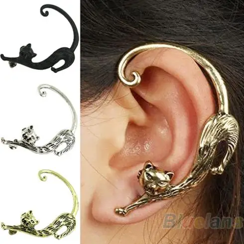 Женские серьги манжеты в готическом стиле 3 цвета|ear cuff earrings|cuff earringscuff earrings for women |