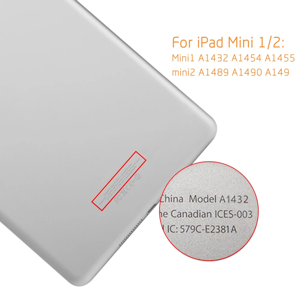 Для iPad Mini сенсорный экран для iPad Mini 2 1 экран дигитайзер для iPad Mini1 A1432 A1454 A1455 Mini2 A1489 A1490 A1491 стекло