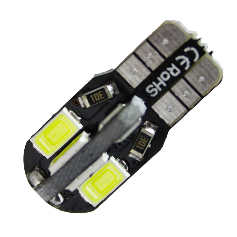 4 шт. белый Can bus без Ошибок T10 W5W 8 светодиодные лампы 5630 SMD для вождения автомобиля