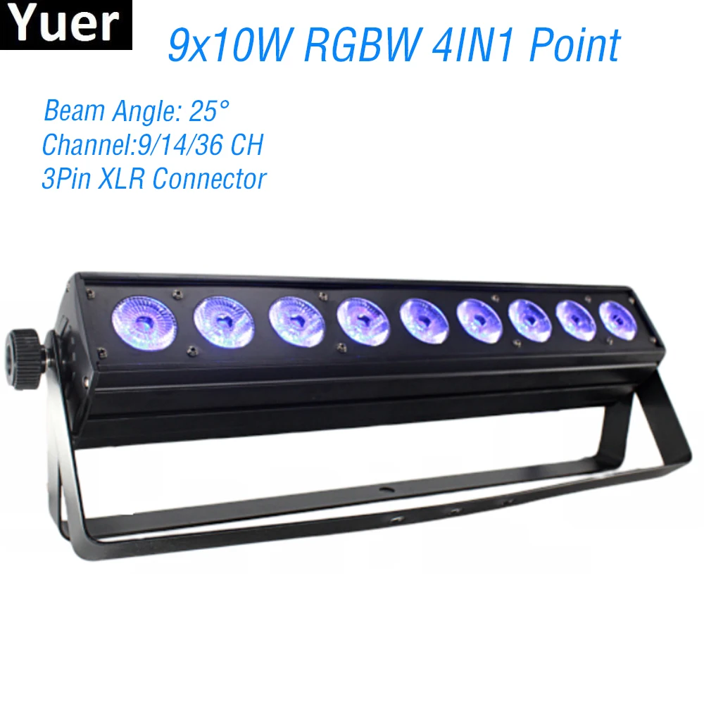 

Новый светодиодный настенный светильник 9x10 Вт, RGBW, 4 в 1