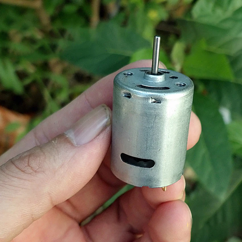 Электродвигатель с высоким крутящим моментом и угольной щеткой 370 постоянный ток