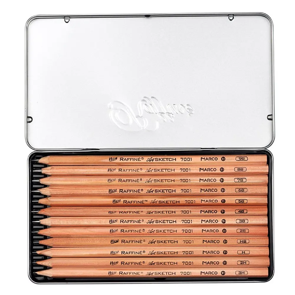 Набор из 12 предметов (Φ) рамко рафинированная железная коробка для рисования