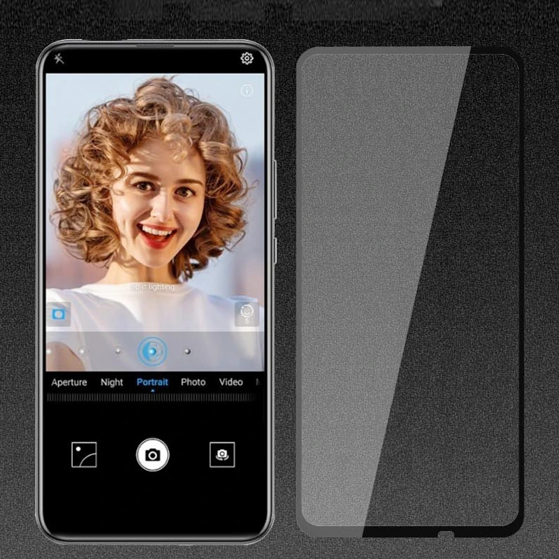 Закаленное стекло с полным покрытием для Huawei P Smart Z защита экрана защитная пленка